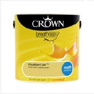 Crown Matt Emulsion 2.5L Mustard Jar