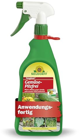 Neudorff Fungisan Gemüse-Pilzfrei - Anwendungsfertiges Spray zur Bekämpfung von Pilzkrankheiten an Gemüse wie Kraut- und Braunfäule an Tomaten, vegan, 1 Liter