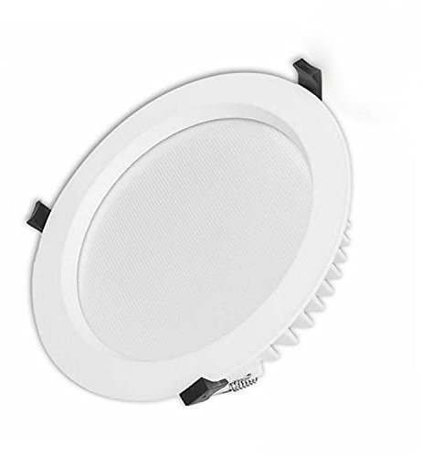 LED Downlight UGR19, 35W, 228mm rund, 3050lm, CRI90, Colorswitch 3000K-3500K-4000K, dimmbar