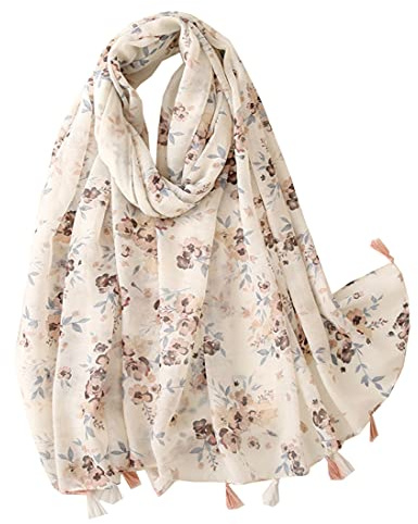 FAIRYGATE Foulard Femme Echarpe Châle Doux Etole Poids léger Branché Ancien Mode Châles Jolis cadeaux