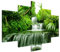 Estika Leinwand bilder - Urwald, Wasserfall, Grüner Wald - 150x105 cm, 5 teilige kunstdruck - Wandbilder wohnzimmer, schlafzimmer, Moderne wanddeko, Bild auf leinwand - Natur bilder - 2353A_5H