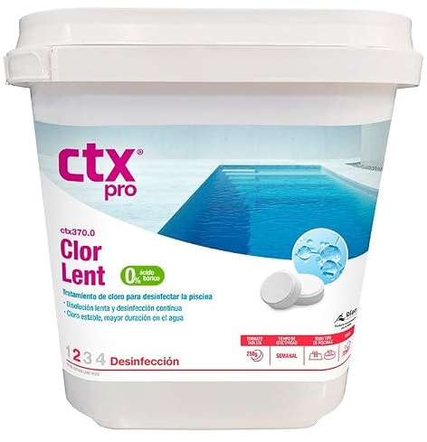 Cloro para Piscinas de la Marca FLUIDRA Modelo CTX 370.0 5KG COM.TRICL.250G.