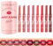 8 Farben Lippenstift-Set, Samtmattes und Feuchtigkeitsspendendes Make-up für Frauen und Mädchen - Langlebiger Lippenbalsam