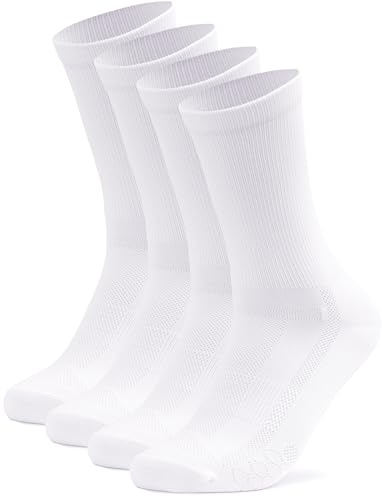 Occulto Chaussettes Cyclisme Homme & Femme lot de 2 (Modèle: Eddy), Chaussettes Velo 2 X Blanc 43-46