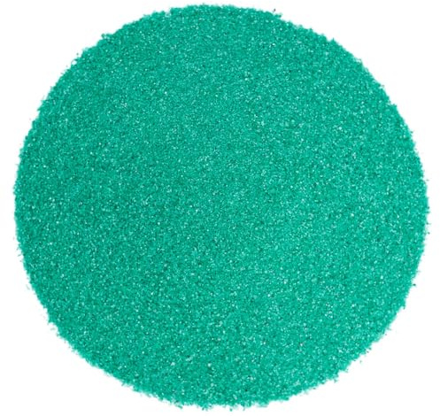 GRAN VELADA Sable fin vert émeraude pour décoration et travaux manuels | Grain fin | Idéal pour centres de table, bougies, bouteilles et cérémonies | Plusieurs utilisations
