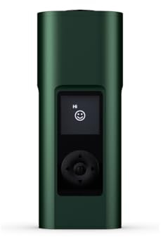 Arizer Solo 3 Version 2 Dry Herb Vaporizer – USB-C Fast Charging, LCD Display, Dual Mode Heating, Sea of Green Colour - Latest Version.