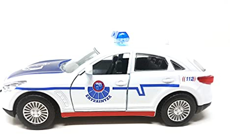 PLAYJOCS GT-1963 Coche Ertzaintza. Vehículo metálico, Juguete para niños y coleccionistas.