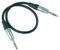 6.35mm 1/4 Stereo to 6.35mm Stereo Jack Plug Lead (1M Length) TRS Balanced Signal Audio Patch Cable