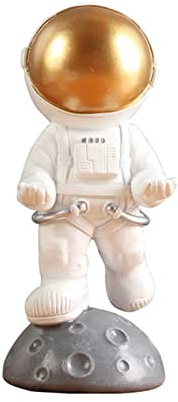 Sempoda Porta occhiali astronauta, in resina, divertente supporto decorativo per occhiali, supporto creativo per occhiali astronauta per decorazione casa, ufficio, scultura astronauta, regalo di