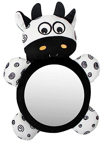 LALAFINA Baby Rückspiegel Für Autositz Mit Hochauflösendem Spiegel Einstellbarer Sicherheitsspiegel Zur Beobachtung Des Babys Auf Der Rückbank Einfache Montage Für Kinderautositz