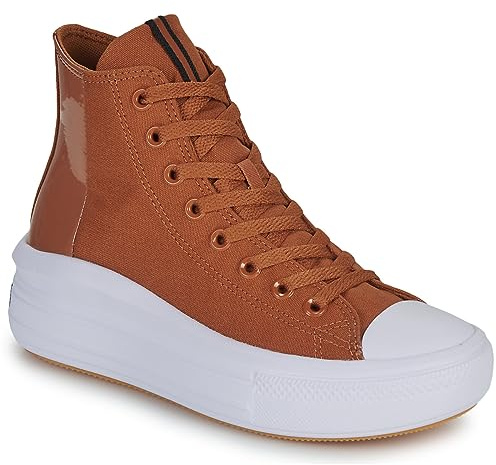 CONVERSE Damen Chuck Taylor All Star Move Platform Tortoise Sneaker, 38 EU