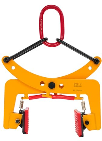 MEHOOSPVN Alicates para bordillos de hasta 325 kg, 6-24 cm, alicates verticales de desplazamiento para ladrillos, elevador de bordillos, alicates con anillos finales para levantar y transportar madera