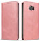 LBH Handyhülle Smartphone-Hülle für Samsung Galaxy S7 Edge Klapphülle Magnetverschluss Kartenfächer Geldfach Standfunktion Case Etui Rundumschutz Schutzhülle Rosa