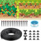Pawfly Tropfbewässerungsset, 15 M Quick-Connect Tropfbewässerungssystem für Gartenbewässerung mit 4-6 mm Schlauchdüsen und Zubehör Pflanzenbewässerungsgeräte für Gewächshaus Rasen Terrasse Blumenbeet