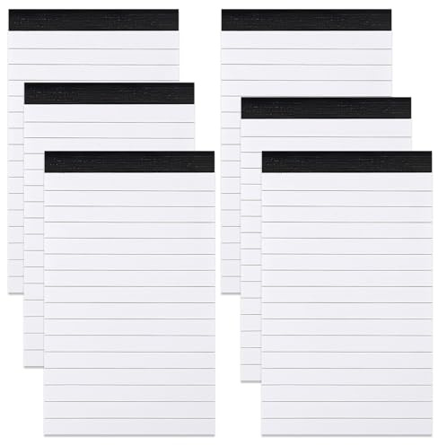 FangBoJie Hopton - Blocco note piccolo formato A7, 50 fogli per blocco, per lavoro, studio, ufficio, scuola, casa, 6 pezzi