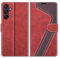 MOBESV Funda para Samsung Galaxy A25 5G, Funda Libro Magnético Carcasa para Samsung Galaxy A25 5G Funda con Tapa, Rojo