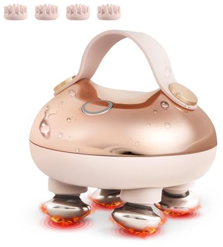 arboleaf Heated Scalp Massager Head Massager Scalp Stress Relax Hair Massager with Heat Cordless Kneading Massage Cat Massager, Gift for Mom Dad