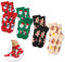 TAXTYHRE Weihnachtssocken Set, 4 Paare Weihnachtssocken, Christmas Socks Damen, Weihnachtssocken Herren, Kuschelsocken Weihnachten, Niedliche Weihnachtssocken für Damen und Herren(A)