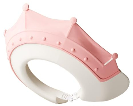 Cuffia da bagno per bambini, con paraorecchie, lavabile, misura regolabile, per lavare i capelli dei bambini