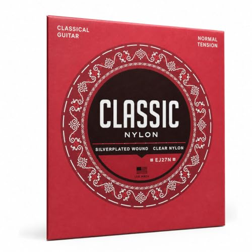 MLRUQRX 1 paquete cuerdas guitarra española, EJ27 Pro-Arte nailon para guitarra clásica (tensión normal)