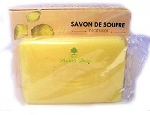 Savon au soufre anti-acné, problèmes de peau, antiseptique, antifongique...