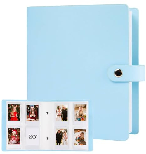 Veicevol 320 Pockets Beautiful Photo Album for 2x3 in Polaroid Photos, Photo Album Holds 320 Photos for Fujifilm Instax Mini 12 11 9 90 8 Evo LiPlay Instant Pictures, Safely Store Your Unique Memories