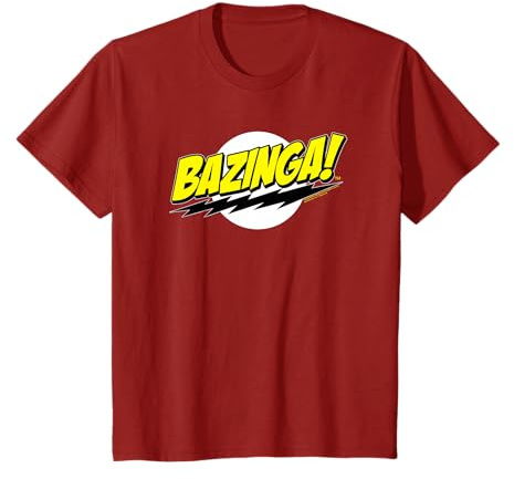 The Big Bang Theory Sheldon Bazinga Maglietta