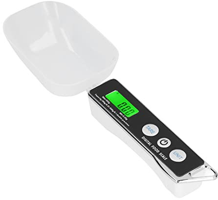 Uadme Cuillère à Mesurer Électronique, 500 g/0,1 g Cuillère à Pese Aliment Cuisine Numérique Balance Alimentaire Électronique avec Écran LCD pour Café Cuisson Farine de Riz Épices