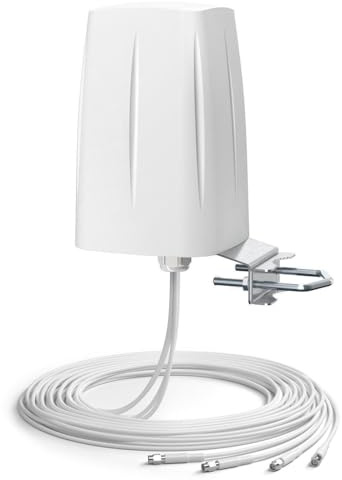 QuWireless Antenna QuOmni 5G/LTE Global MIMO 4x4. 10m, AO5G4-G1