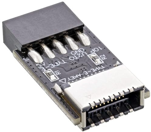 InLine® USB 2.0 zu USB 3.2 Typ-E Key-A Adapter intern