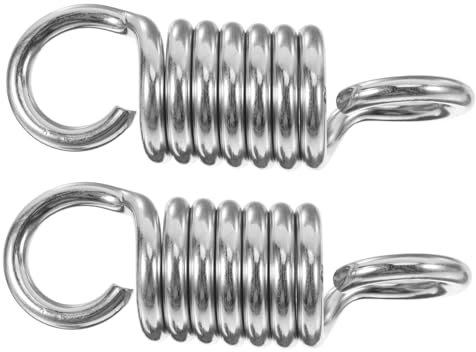 IWOWHERO 2pezzi Molle Di Fissaggio in Metallo Per Molle Per Sospesa Di Compressione Per Impieghi Gravosi Per Amaca e Altalena Da Veranda