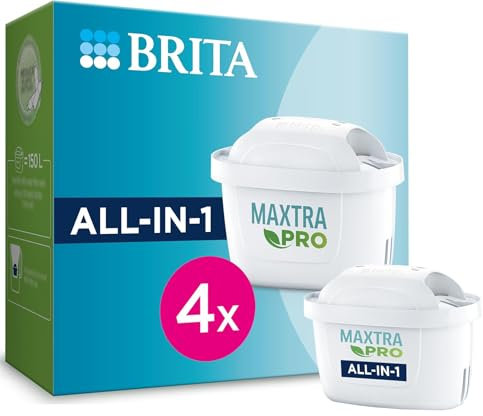 All-in-1 Wasserfilterkartuschen, filtert Verunreinigungen und beseitigt Gerüche hält das Wasser klar und sauber- 4Stück