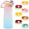Formeupyaup Air Borraccia con Up Originale Pods 7 Gusti cialde aromatiche, 700ML Air Bottiglia Tritan Up Senza BPA (pink-2)
