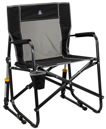 GCI Outdoor Freestyle Rocker Outdoor Rocking Chair with Beverage Holder