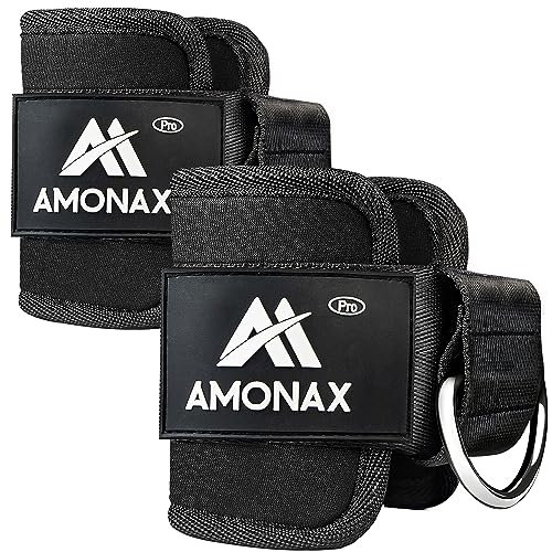 Amonax fußschlaufe kabelzug, fußmanschetten kabelzug für Fitness fußgewicht und fußmanschetten Gewicht Training am kabelzug, fussschlaufen Fitness, kabelzug fußschlaufe