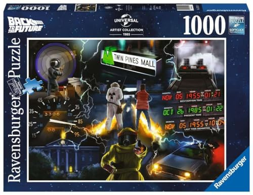 Ravensburger Puzzle 17451 - Back to The Future - 1000 Teile Universal Vault Puzzle für Erwachsene und Kinder ab 14 Jahren