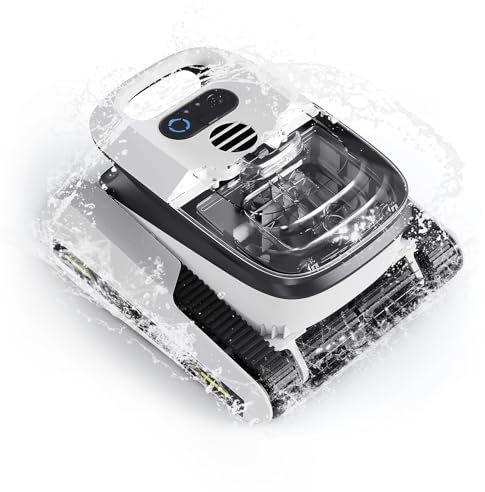 BIGBIG WON Poolroboter, Wasserlinien und Wandreinigung, DREI Modelle Poolroboter Akku für Boden, Poolroboter Boden Und Wand für Aufstellpool/Außenpool bis zu 200 ㎡, 180 Minuten Selbstlaufend