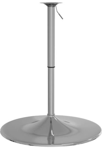 vidaXL Gestell für Bartisch, Tischgestell Höhenverstellbar, Tischbeine Tischuntergestell für Stehtisch Bistrotisch, Verchromter Stahl