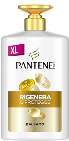 Pantene Pro-V Rigenera E Protegge Balsamo 1000ml per Capelli Deboli, Secchi e Danneggiati. Balsamo Quotidiano Leggero, Non Unge. Con Pro-Vitamina B5 e Miscela di Nutrienti. Active Nutri-Plex