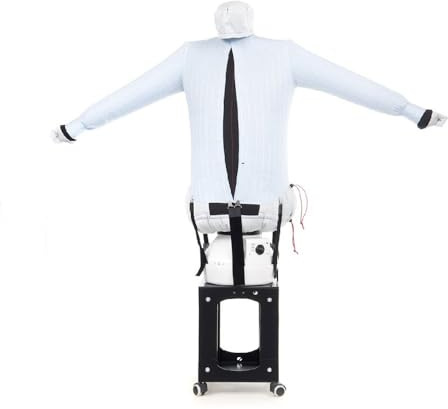EOLO Stira Camicie SA11 S INOX V5 Asciuga Automatico Stirasciugatore Robot Asciugatrice Manichino Gonfiabile Aria Calda Ferro da Stiro Facile Professionale Made in Italy Garanzia 5 Anni Efficienza A++