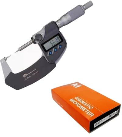 Micrómetro Micrómetro exterior de husillo de doble punta, 0-25 mm, 0,001 mm, 15°, 30°(342-251-30 0-25mm 15°)