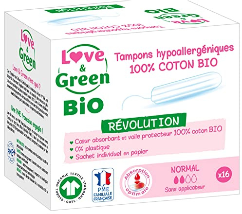 Love & Green Bio Antiallergische Digital-Stempel, Normal, 16 Stück