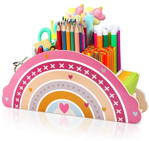 Stiftehalter Kinder, Regenbogen Stiftehalter, kinder Schreibtisch Büro Organizer, Regenbogen Organizer, Schreibtisch Büro Organizer