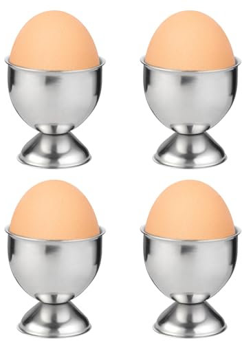 4 Pcs Egg Cups, Egg Cup, Egg Cups 4, Egg Cup Holder for Raw or Hard and Soft Boiled Egg Storage Small Wine Glass Shape for Soft Boiled Eggs