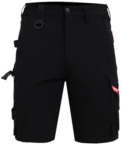 WORK IDEA Damen Slim-Fit Stretch Arbeitsshorts Strapazierfähige Eleganz für höchsten