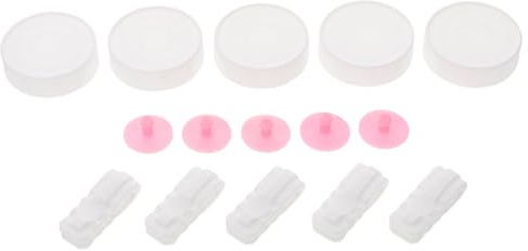 Cabilock Tappi Per Valvole Di Stoccaggio Strisce Di Sigillatura e Blocchi Di Tenuta Per Sacchetti Sottovuoto Clip Per Sacchetti Di Compressione Accessori Portatili e Convenienti Per