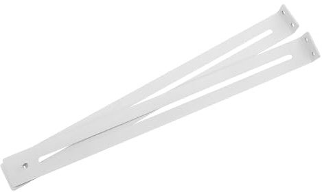 iplusmile Kit 2 Pezzi Staffe di Supporto per Cassetti da Cucina in Acciaio Kit di Riparazione e Fissaggio per Guide Scorrevoli Accessori Completi per Mobili in MDF e Legno Montaggio