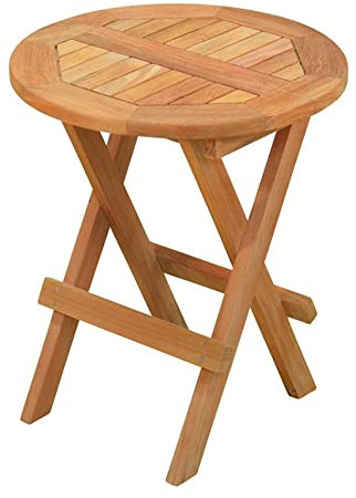 Kai Wiechmann Klapptisch Beistelltisch rund Gartentisch klappbar Balkontisch 40 cm