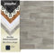 Primaflor PVC Bodenbelag Meterware - TURIN, Eiche grau 619M, 2,00m x 2,00m, Vinyl-Boden in Holzoptik für Küche, Wohn- und Badezimmer, Hochwertige Auslegware, Anti-Rutsch Oberfläche