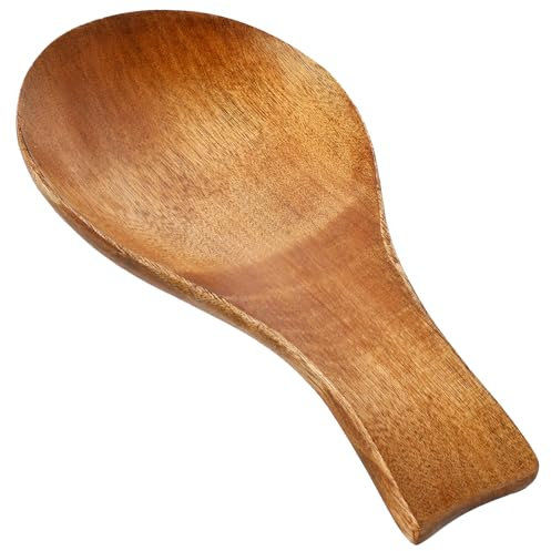 Repose cuillère cuisine bois, ustensiles de cuisine lisse longue porte ustensiles cuisine repose cuillere cuisine naturels et sains antiadhésifs repose cuillère